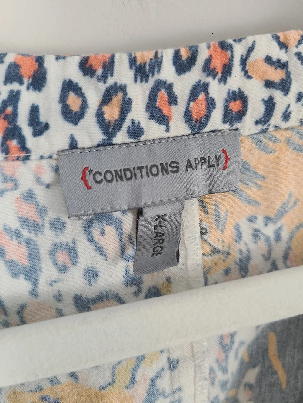 Anthropologie x Conditions Apply Multicolor Animal Tiger Tiered Tunic Dress XL - Picture 3 of 16